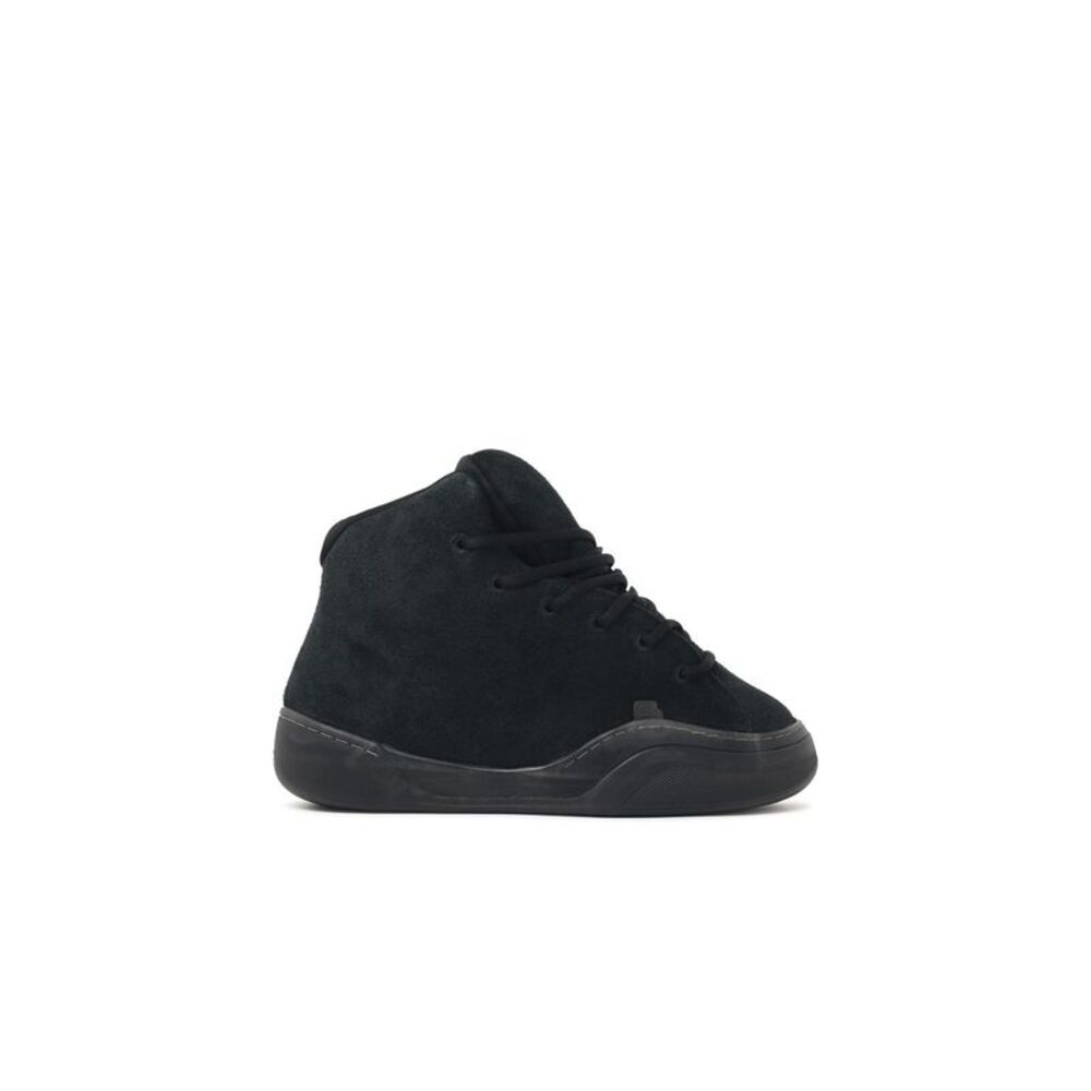 Erl 'Vamp' Black Suede Sneakers Men